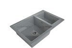 Мойка с двумя чашами MS-19G-DARK GREY