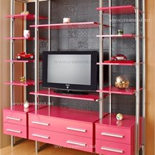  Гардеробные системы Гардеробная система Ventura Concept с глянцевыми панелями Formica HPL