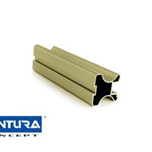 VENTURA concept Элементы для раздвижных дверей Вертикальный профиль Flutto (шампань)