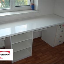 Formica HPL-ламинат Formica Blanco polar F3091 (Белый полярный)  в детской