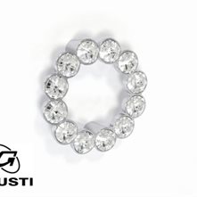 GIUSTI Ручки для мебели  Giusti Розетка круглая большая "хром" WP0633.A64.KR02