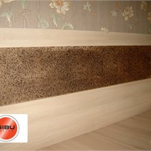 SIBU Design Примеры применения Sibu LL Pelo savanna  в спинке кровати.