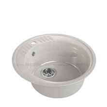 MAXSTONE Мойки из гранитной крошки. Мойка круглая  MS-22G-Beige.