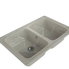 MAXSTONE Мойки из гранитной крошки. Мойка с двумя чашами MS-12G-SAND.