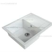 MAXSTONE MAXSTONE-гранитные мойки. Мойка квадратная с крылом MS-15G-LINEN.