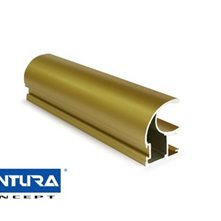 VENTURA concept Элементы для раздвижных дверей Вертикальный профиль Credo (золото)