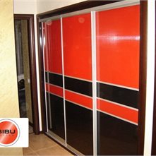  Шкафы-купе Шкаф-купе Sibu multistyle red, black