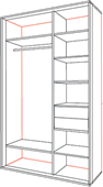 Полноразмерные шкафы-купе