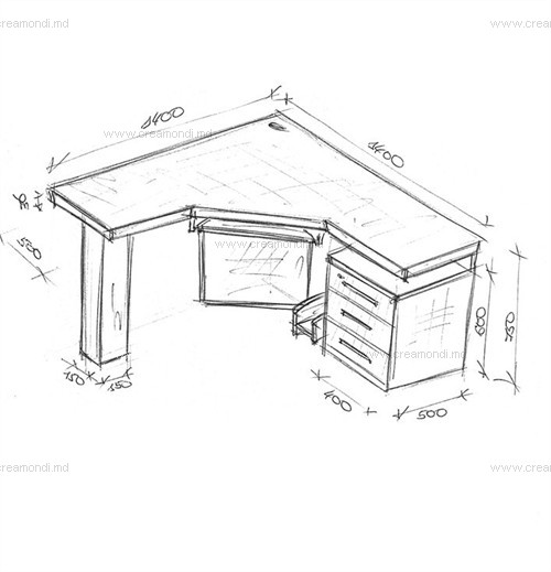 Стол для компьютера угловой