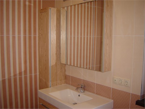 Мебель для ваннойМебель шпонированная в ванную комнату.