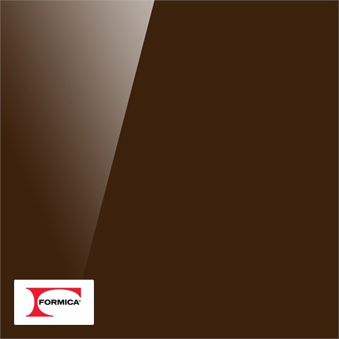 FormicaHigh gloss Formica AR+ laminateDark Chocolate