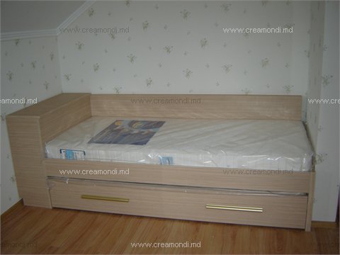 Мебель для детскойДве кровати в одной, с бельевой тумбой впридачу