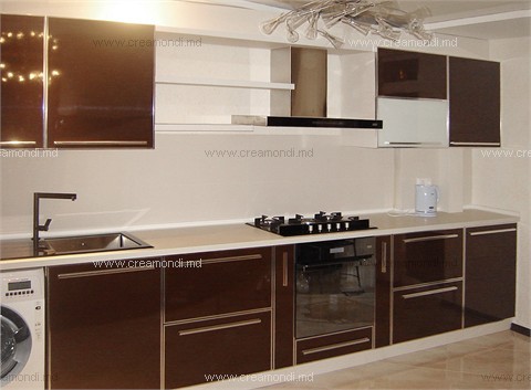 Кухни High Gloss.Кухня с фасадами HPL Formica High Gloss