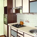 Кухня с фасадами из МДФ профиля