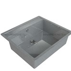 MAXSTONE MAXSTONE-гранитные мойки. Мойка прямоугольная MS-21G-DARK GREY