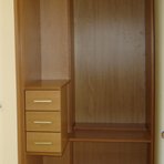  Шкафы-купе Шкаф со складными бверьми в глубокой нише