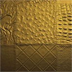 SIBU Design Die Materialien: Haut LL Collage Oro