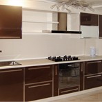  Кухни High Gloss. Кухня с фасадами HPL Formica High Gloss