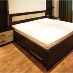  Мебель для спальни Кровать двуспальная с прикроватными тумбами