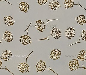 SIBU Design 3D Roses Champagner pf met/Gold