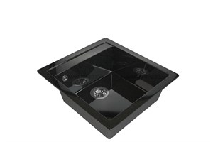 MAXSTONE Мойка квадратная MS-10G-BLACK.