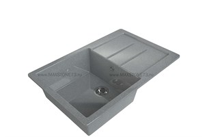 MAXSTONE Мойка квадратная с крылом MS-14G-DARK GRAY.