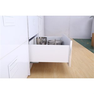 GARIS Slim box H=167mm, silky white.