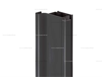 Вертикальная профиль-ручка двойная HL-SO5-MB.