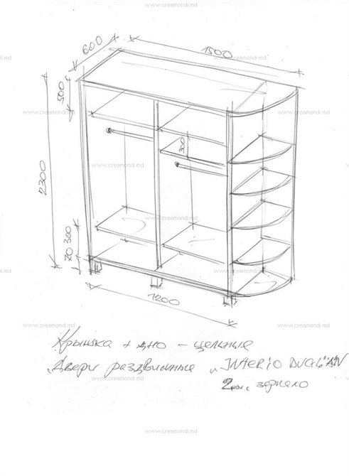 Шкаф-купе в прихожую.