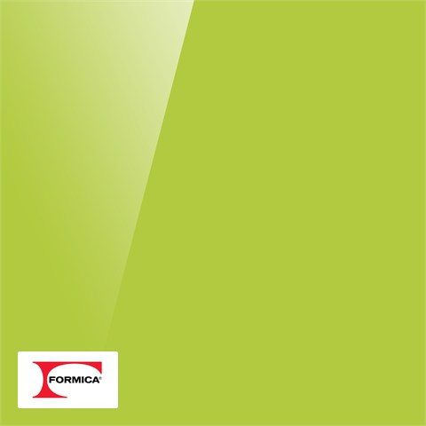 FormicaGlänzende Wandtäfelung Formica AR+Lime (Zitronengrün)