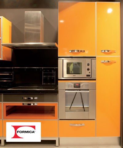 FormicaHigh gloss Formica AR+ laminateKitchen fronts are finished with AR+ laminate