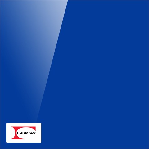 FormicaGlänzende Wandtäfelung Formica AR+Spectrum Blue F7851
