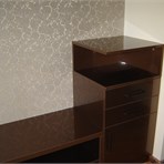  Примеры применения глянцевых МДФ-плит NOBILE. Много глянца для мебели в прихожую.