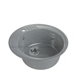 MAXSTONE Мойки из гранитной крошки. Мойка круглая  MS-22G-Dark gray.