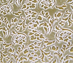 LL Floral White/Gold mat
